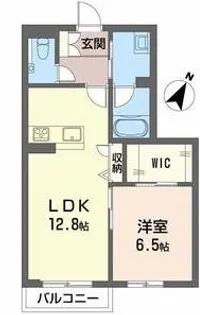カーサグラス エステ【205号室】の間取り
