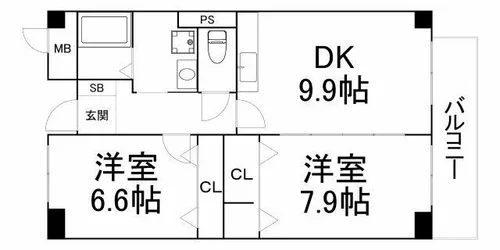 ロリオン【2階】の間取り
