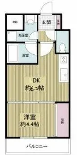 プレジオ都島【8階】の間取り