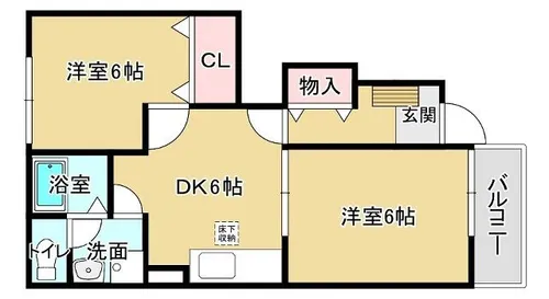 フィールド・パレス3【101号室】の間取り