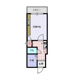 八幡ハイツ【303A号室】の間取り