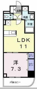 メゾン・フロールIMAKUBO【4階】の間取り