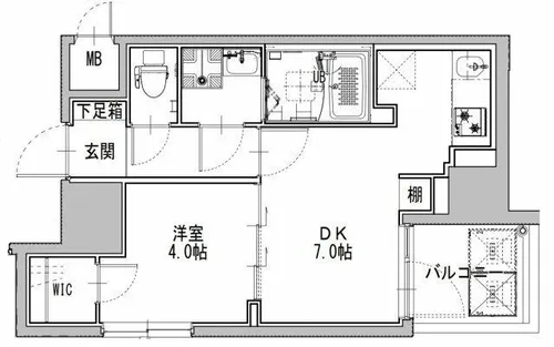 S-RESIDENCE堺筋本町Uno【2階】の間取り