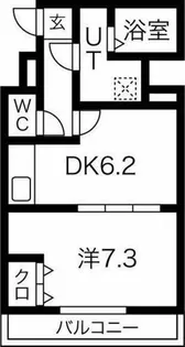 プラウランド名駅【13階】の間取り