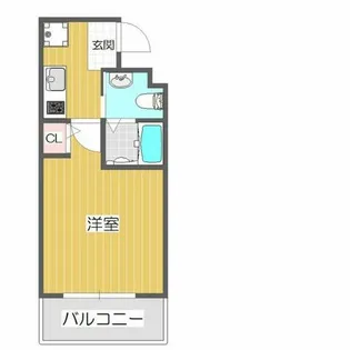 いろは梅小路【1階】の間取り