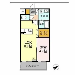 四季荘【2階】の間取り