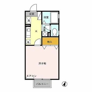 セジュール雅【2階】の間取り