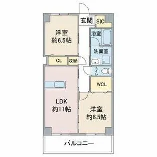 第三翠芳ビル【3階】の間取り