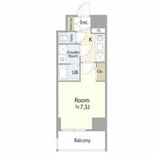 エスリード大須アヴェニュー【4階】の間取り