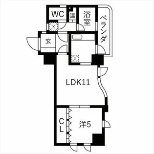 東和覚王山ヒルズ【4階】の間取り