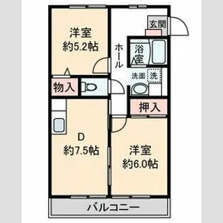 グリンデルワルト【1階】の間取り