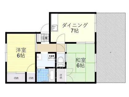 ドミール緑ヶ丘【1階】の間取り