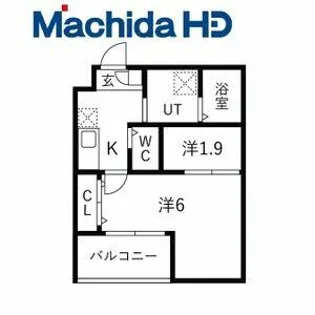 シーエムシス【4FA号室】の間取り