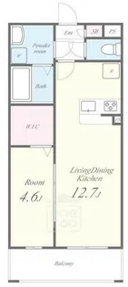 トレンヴィラ北摂【2階】の間取り