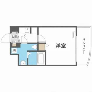 セレニテ難波西【3階】の間取り