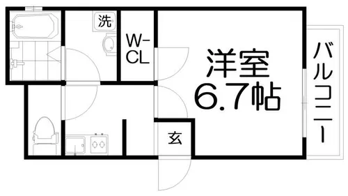 ALEGRIA寝屋川池田南【1階】の間取り