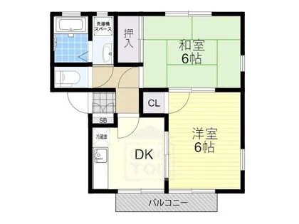 エミネンス壱番館【2階】の間取り