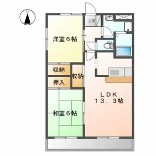 マクセージ【4階】の間取り