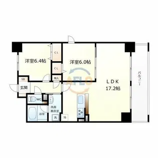 LAVIS【2階】の間取り