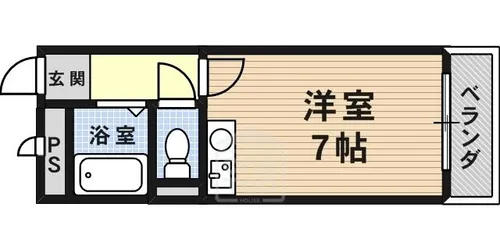 メゾン揺光【1階】の間取り