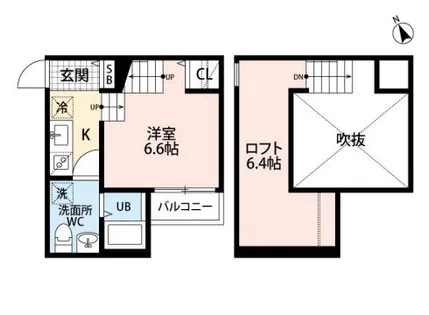 リブェール井尻【2階】の間取り