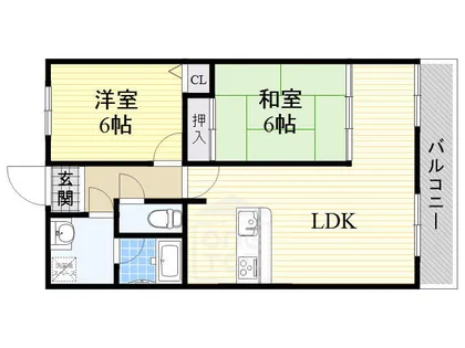 デイグラン茨木【3階】の間取り