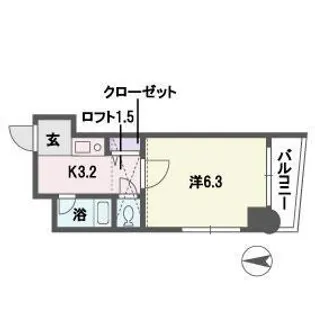 KT大橋【5階】の間取り