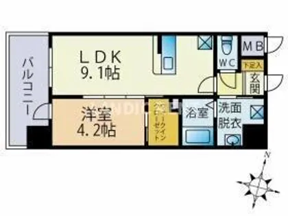 Etincell【2階】の間取り