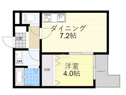 アート高槻【1階】の間取り