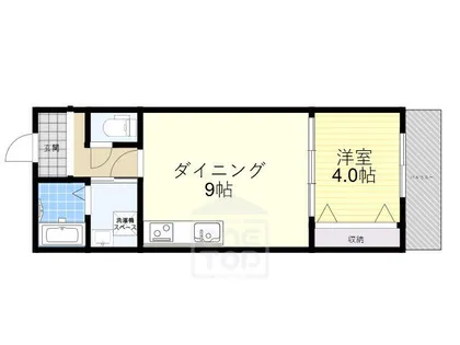 アート摂津富田【1階】の間取り