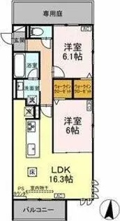 グラシア広路本町【1階】の間取り