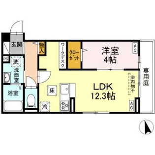 ディールーム和田2【301号室】の間取り