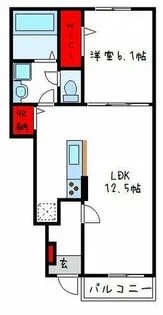カルム メゾン【1階】の間取り