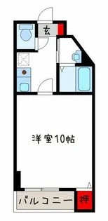 エントレ流町【6階】の間取り