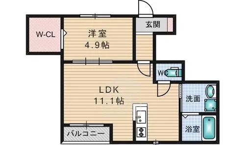 エルドール竹橋【2階】の間取り