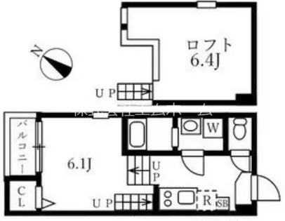 ハーモニーテラス烏森町【1階】の間取り