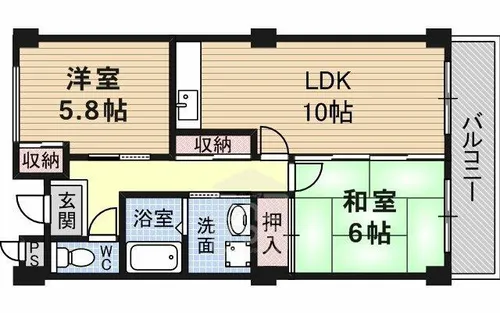 アメニティブワ【4階】の間取り