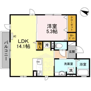 オーク太田3【1階】の間取り