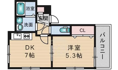 KTIレジデンス総持寺【1階】の間取り