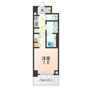 S-RESIDENCE堺浜寺axial【4階】の間取り
