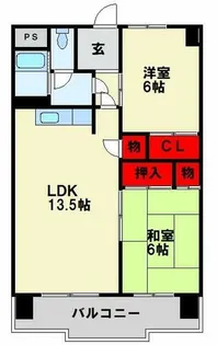 深田第一ビル【507号室】の間取り