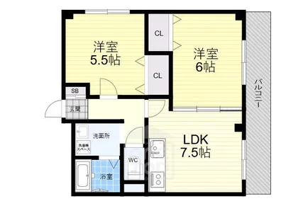 センコーライブ【2階】の間取り