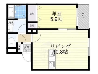 LA-Crea総持寺【1階】の間取り