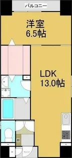 パークレジデンス丸の内駅前【7階】の間取り