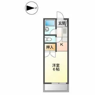 GAIA志賀本通北【103号室】の間取り