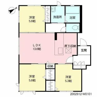 iテラス west【1階】の間取り