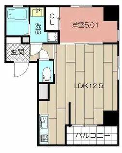 福岡県北九州市八幡東区枝光本町【マンション】の間取り