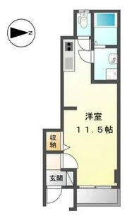 ウィル吉川【1階】の間取り