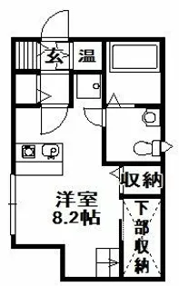 COMODO SANDA【2階】の間取り