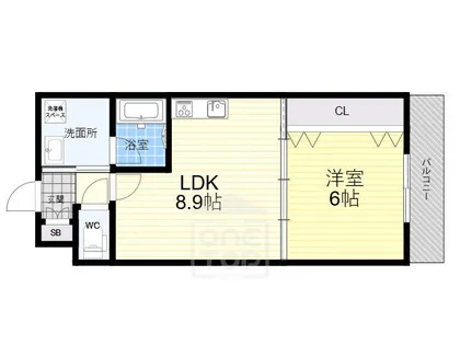リブシャイン青葉丘南【3階】の間取り